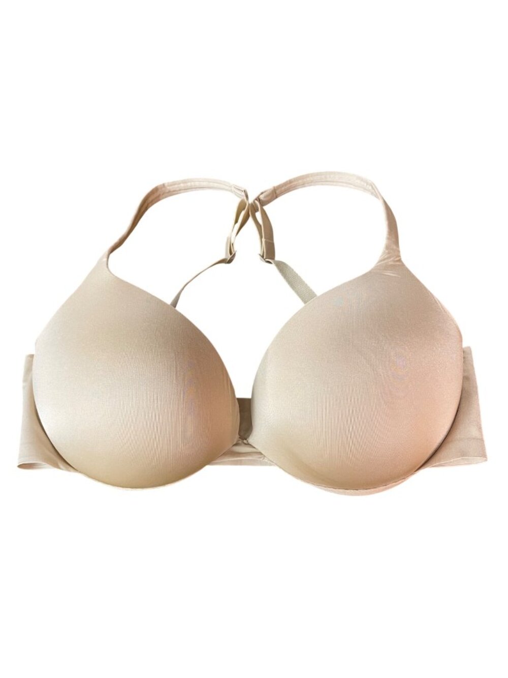 Skims Padded Push Up Bra Sz 34D Tan Beige Underwire Neutral